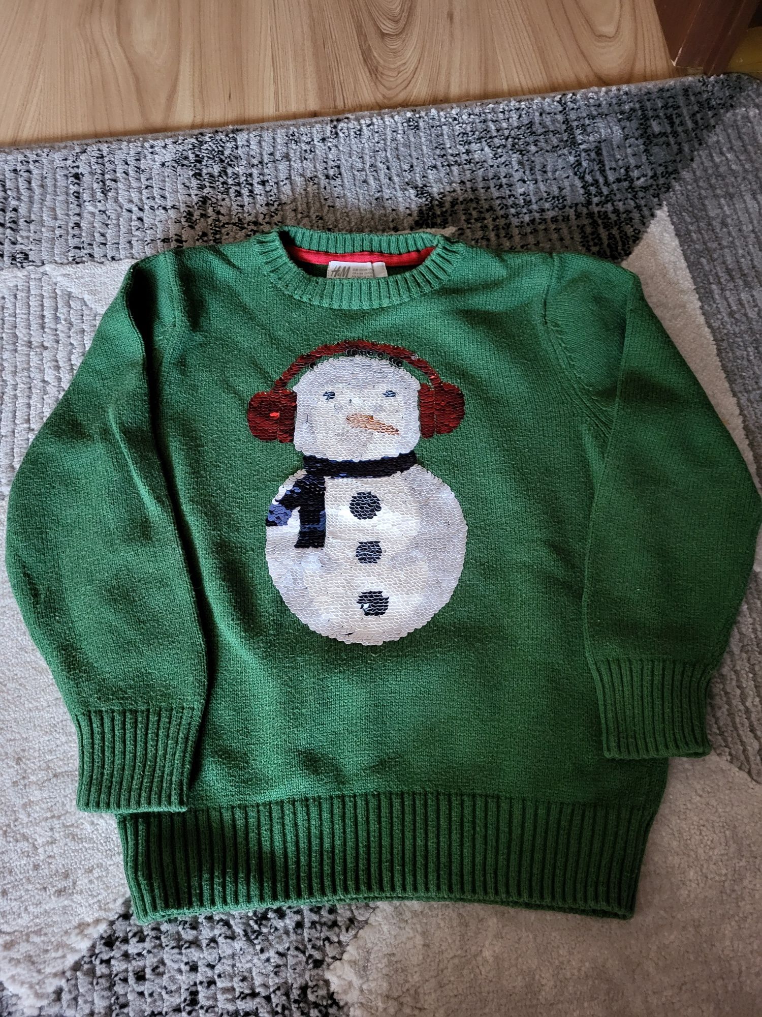 Sweter dla chłopca roz.122/128 H&M Święta