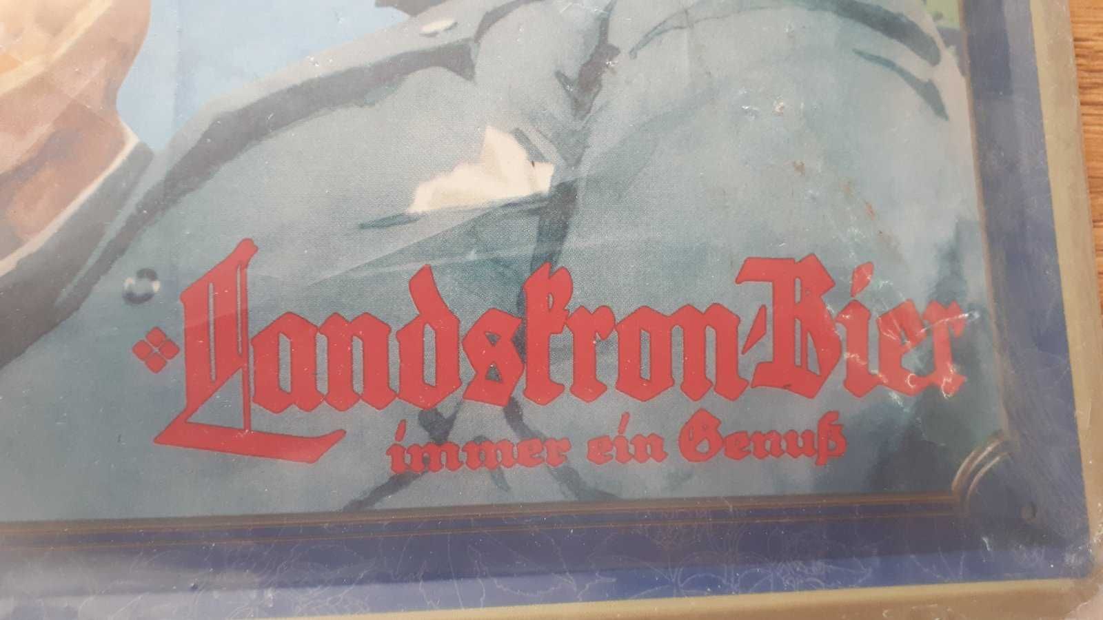 Рекламная вывеска пива Landskron-Bier, Германия Репродукция