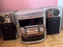 Wieża Philips FW-C380 z kolumnami – 3 CD, AUX, Bass Reflex