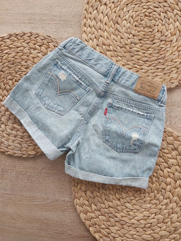Szorty Levi's krótkie spodenki jeansowe dla dziewczynki rozmiar 152
