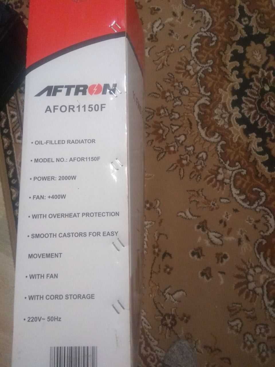 Обогреватель Aftron для дома. 2000 вт. Почти Новый, не использовался.