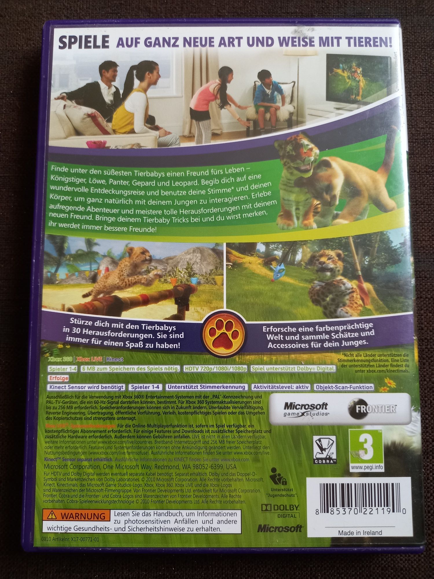 Gra Kinectimals na konsolę xbox 360 kinect po polsku!