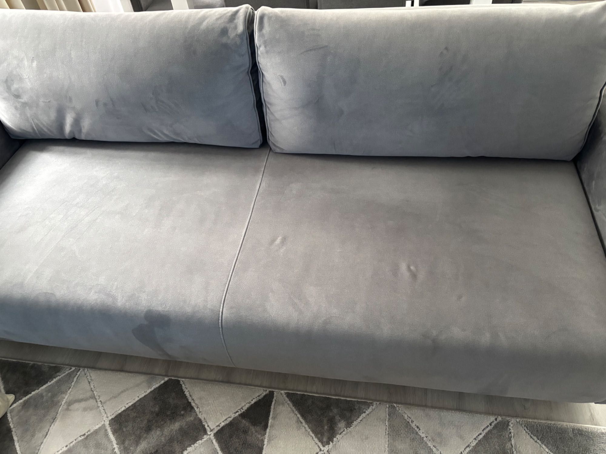 Sofa 3 osobowa grafitowa