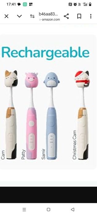 Elektryczna szczoteczka do zębów Ordo Squishmallows, Wysyłka Gratis