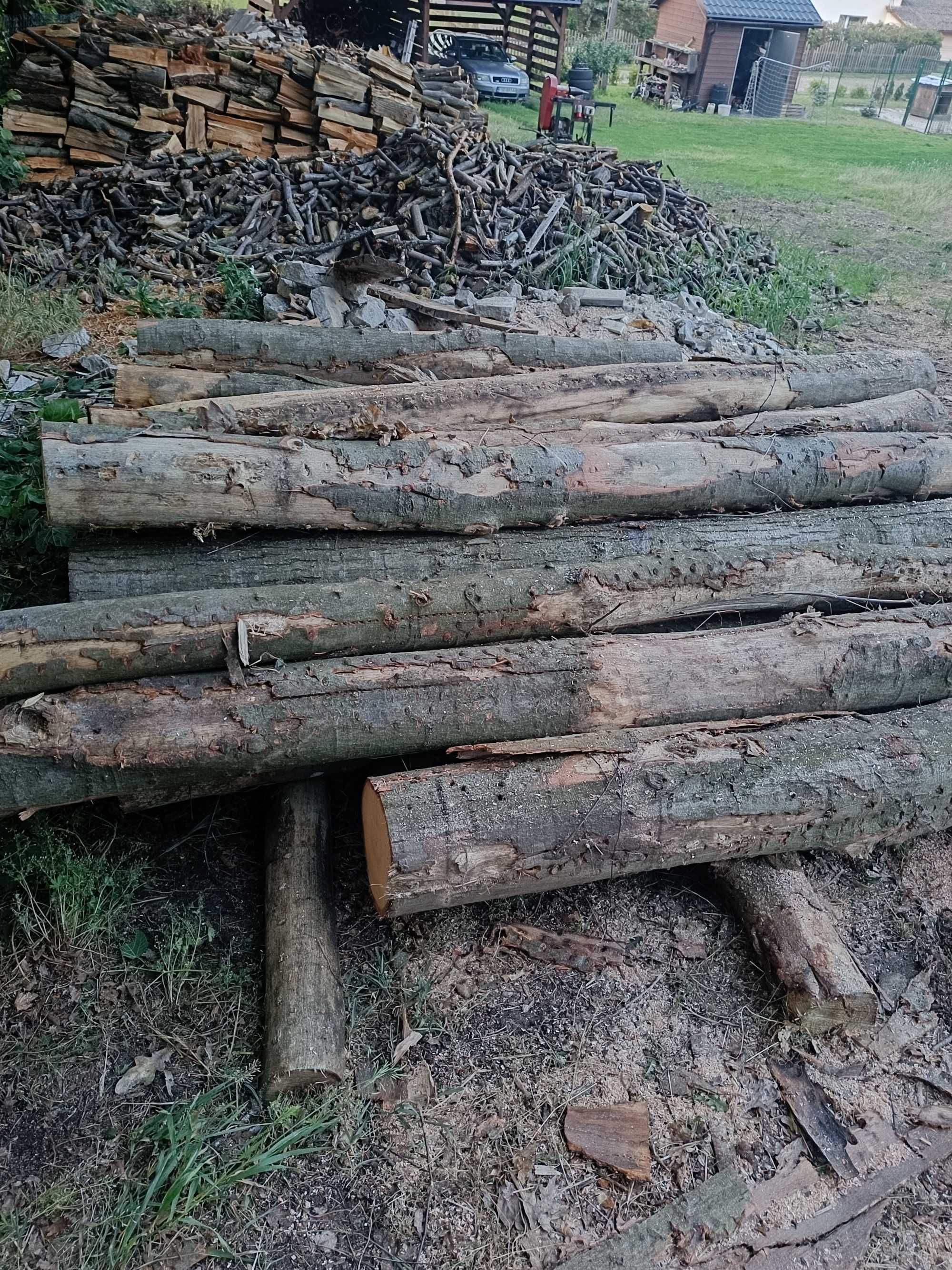 Drewno kominkowe opałowe buk, dąb, inne- sezonowane.