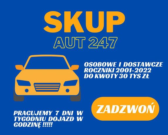 Skup aut, skup samochodów, autoskup Wieruszów, Ostrzeszów, Grabów