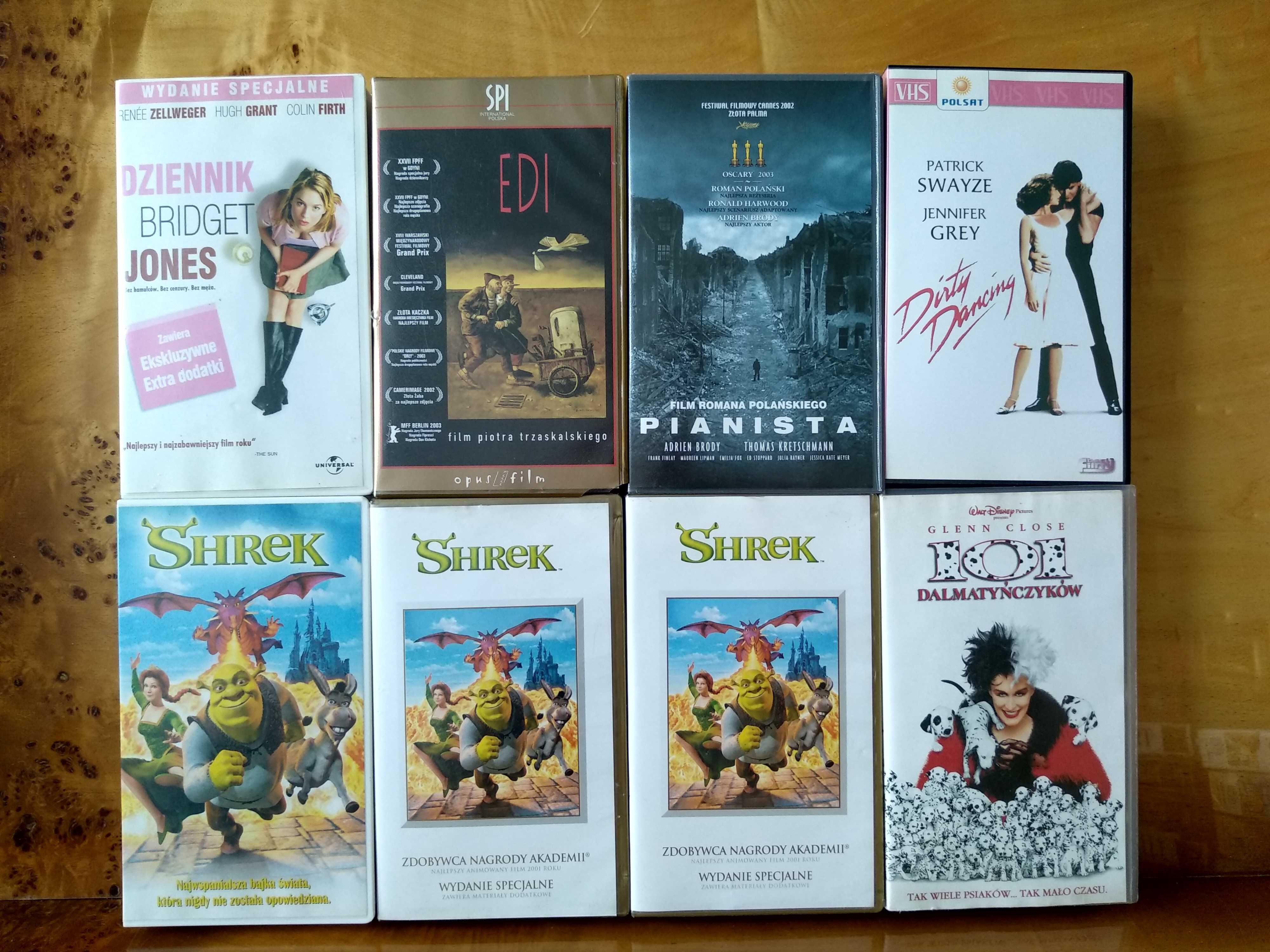 Zestaw 16 sztuk kaset! Kasety VHS video wideo orginalne filmy licencja