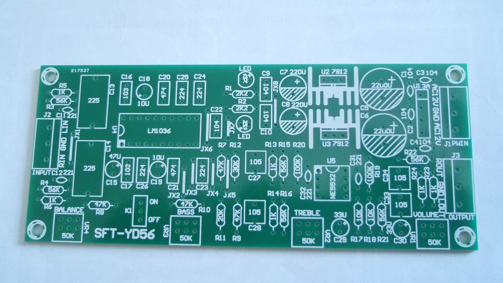 Fabryczne PCB  wzm mocy + wzm napięciowy