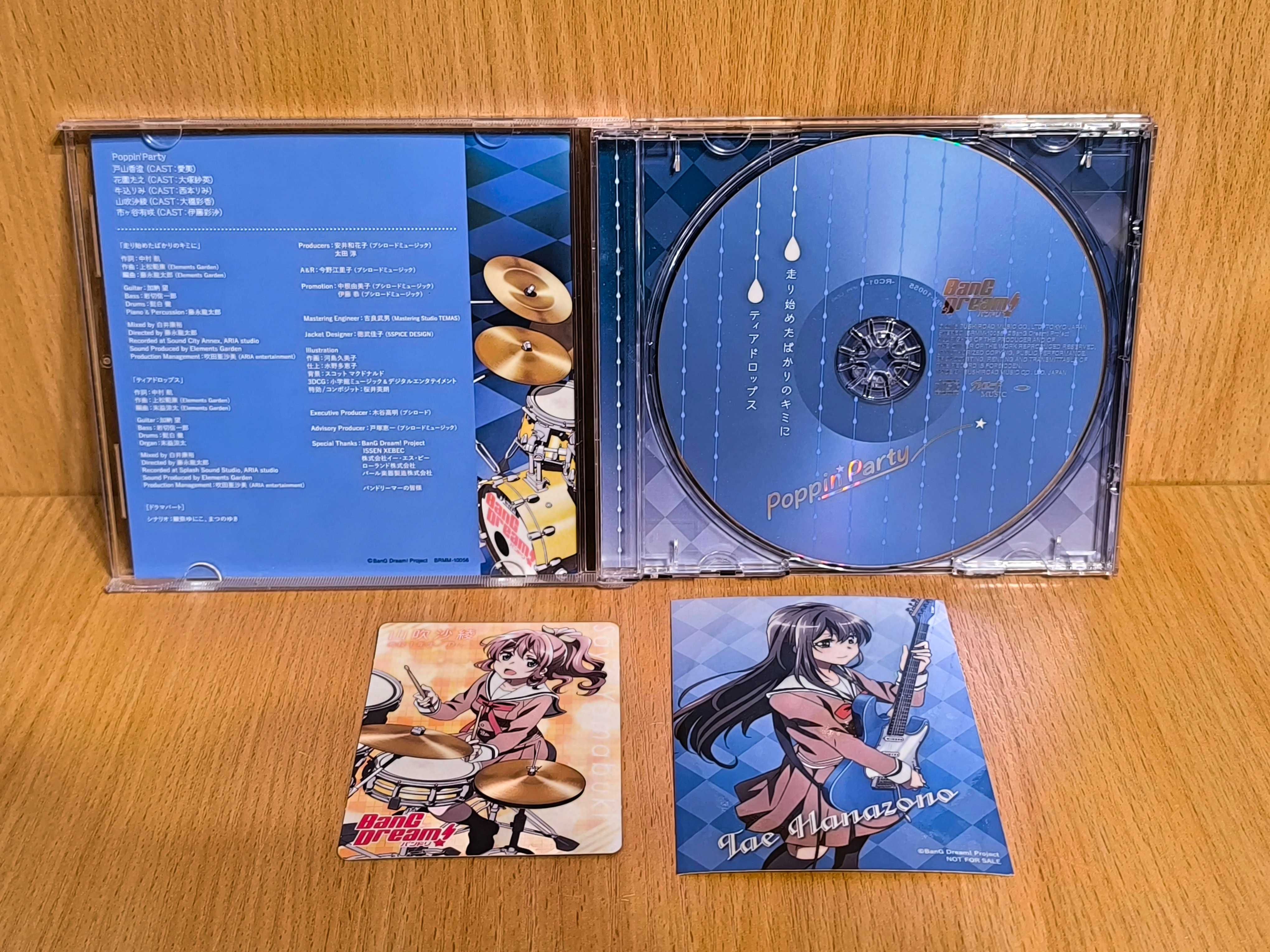 Album BanG Dream! - Poppin'Party - Hashiri Hajimeta Bakari no Kimi ni