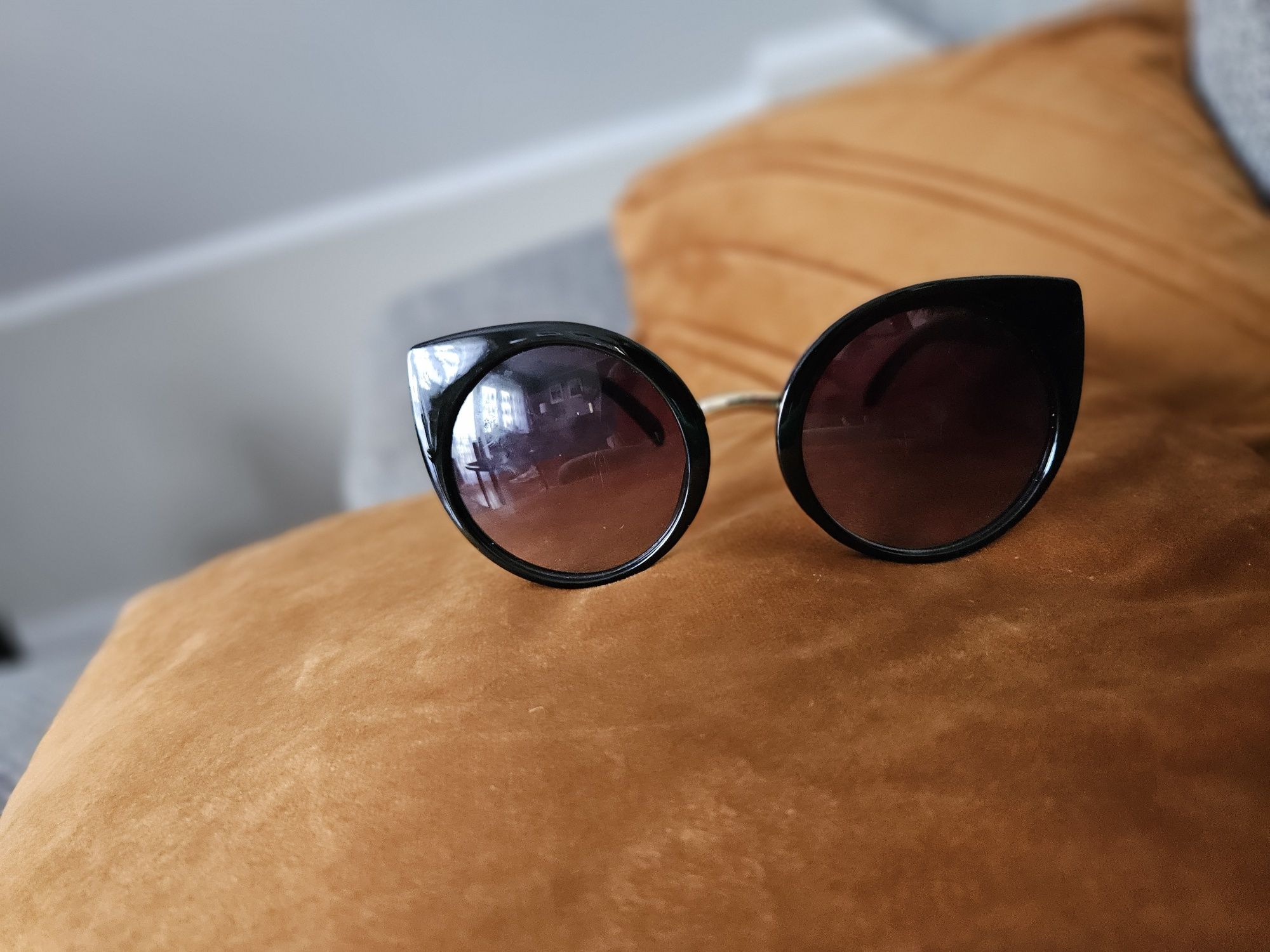 Nowe okulary przeciwsłoneczne damskie kocie