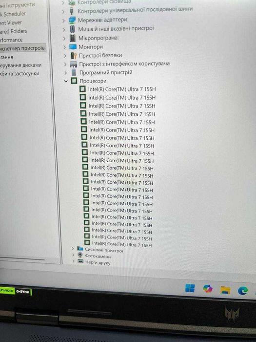 Acer Predator Neo 14/rtx 4070 8Gb/Core Ultra 7 155H/1Tb SSD