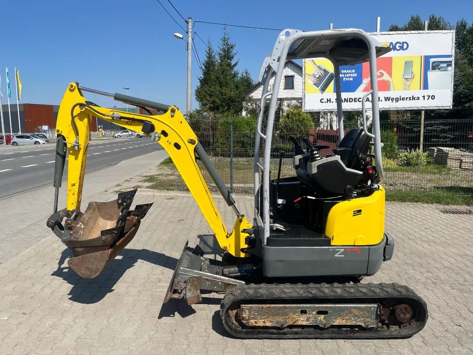 Wacker Neuson EZ 17 Zero Tail  Minikoparka obrysowa, rozsuwane podwozie, 3 łyżki , szybkozłącze