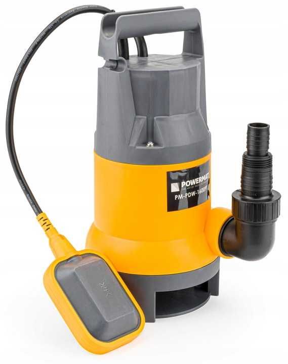 POMPA do szamba wody brudnej CZYSTEJ PŁYWAK 1600W PM-PDW-1600PT