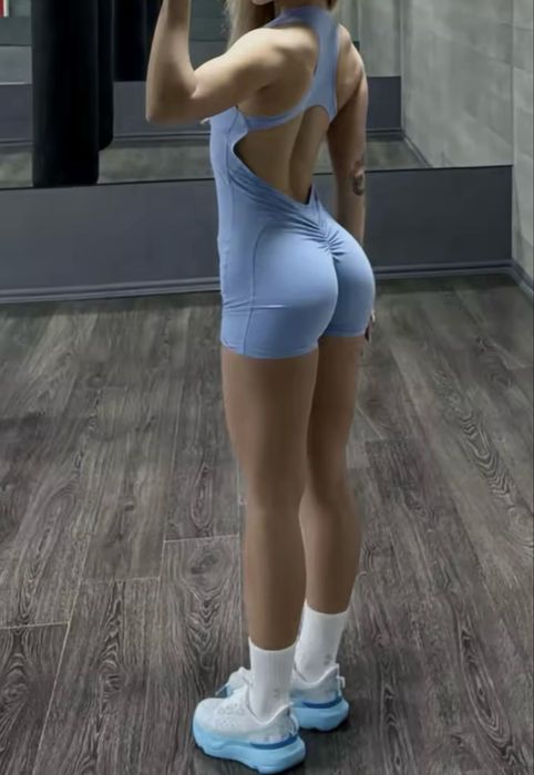 Лосини/шорти/комбінезон - спортивні( пуш ап) S-M.