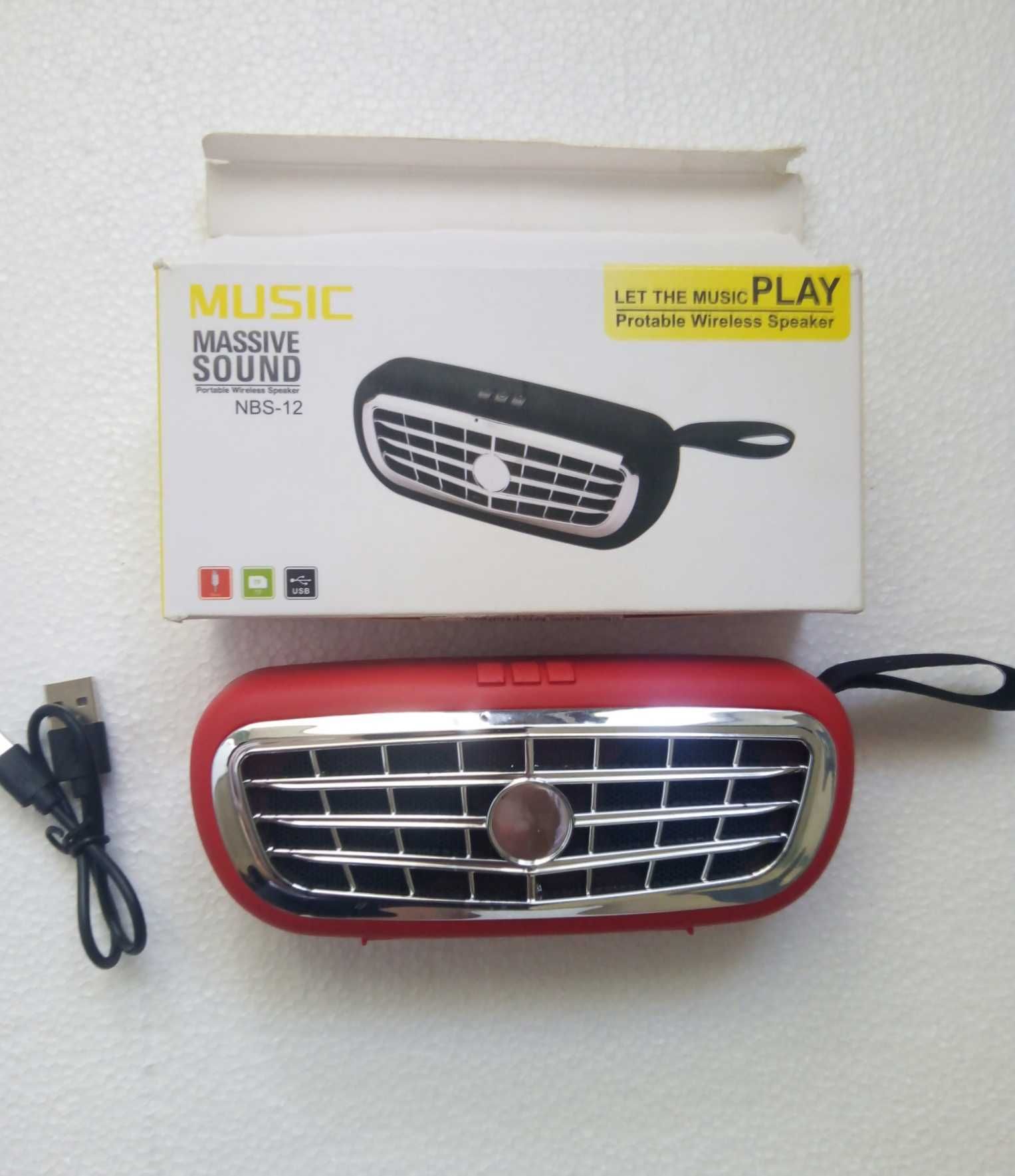 Портативна музыкальная колонка  Bluetooth Fm Micro so акумулятор 18650