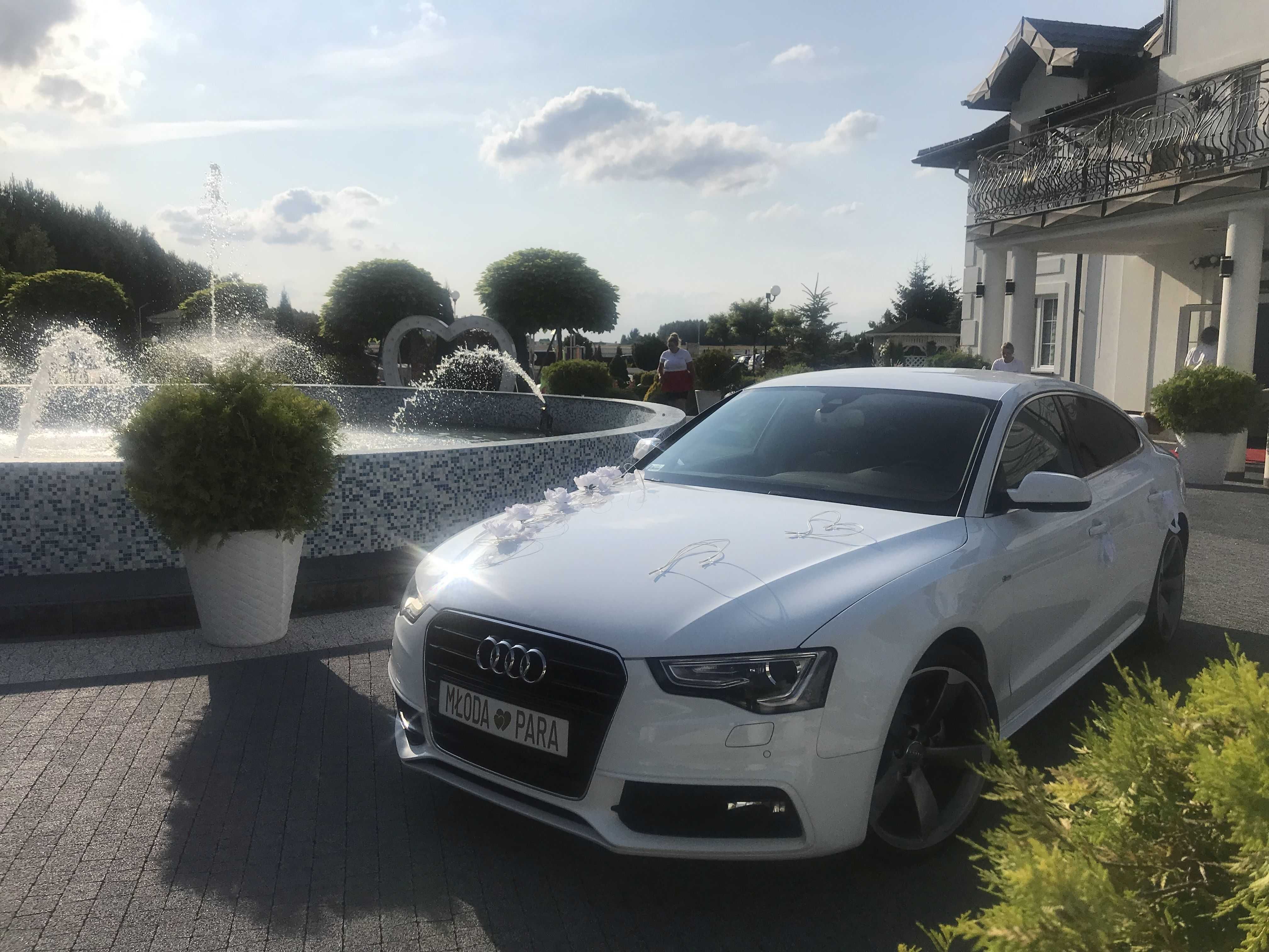 auto do ślubu Audi A5 S-line samochód na wesele