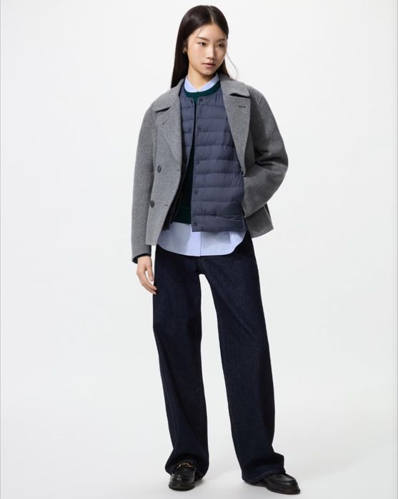 Безрукавка тепла жилетка Uniqlo нова чорна