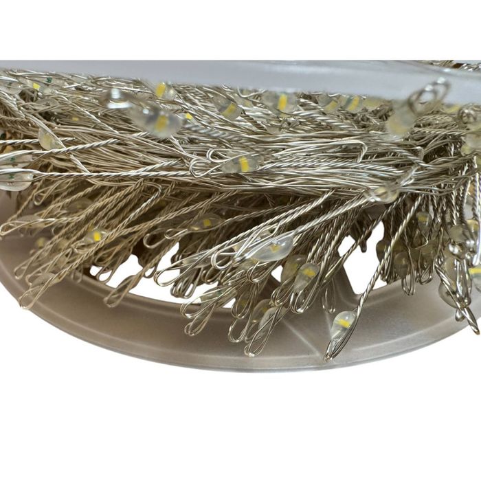 Мишура гирлянда-нить 100 м и 50 м теплый свет