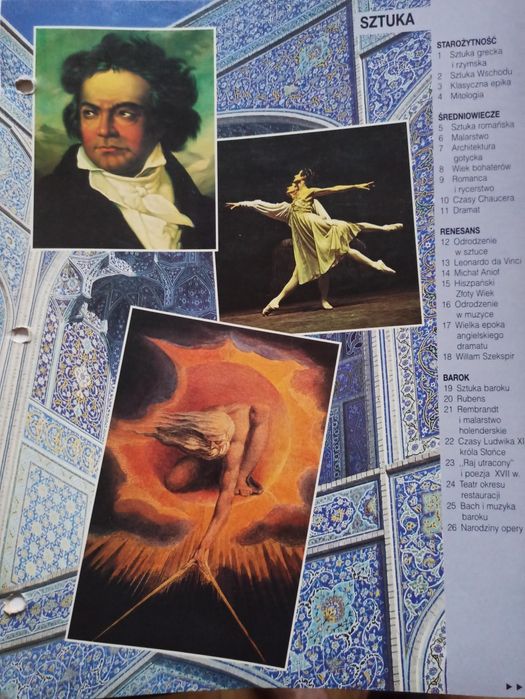 Świat wiedzy encyklopedia w segregatorach