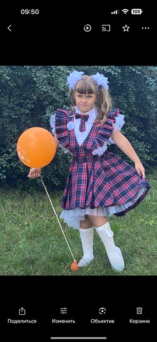 Шкільна форма сарафан р 134/140