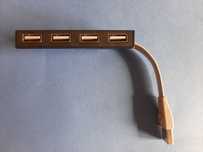 Hub USB miniatura 4 portas