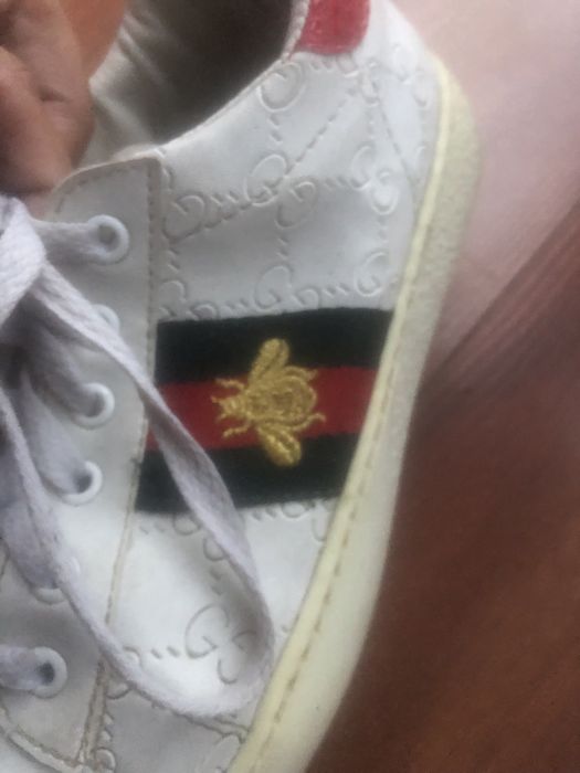 Adidasy w stylu gucci