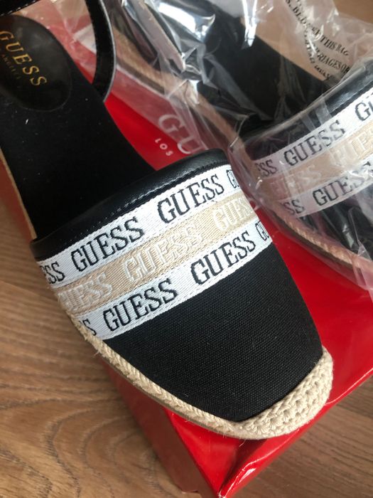 Guess espadryle - sandaly roz 38 lub 37