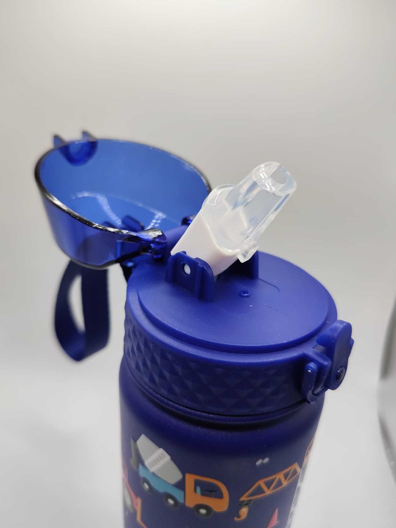 GOPPUS Butelka do picia dla dzieci 400 ml z motywem budowlanym