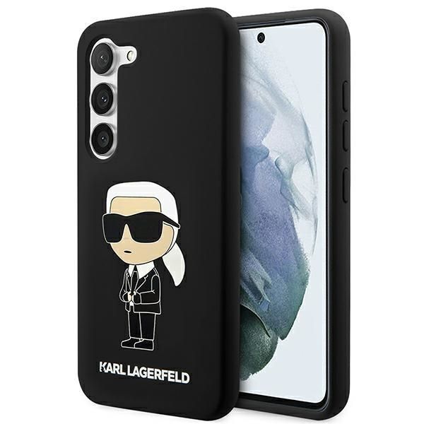 Pokrowiec Karl Lagerfeld Ikonik Samsung S23 CzarnySilicone