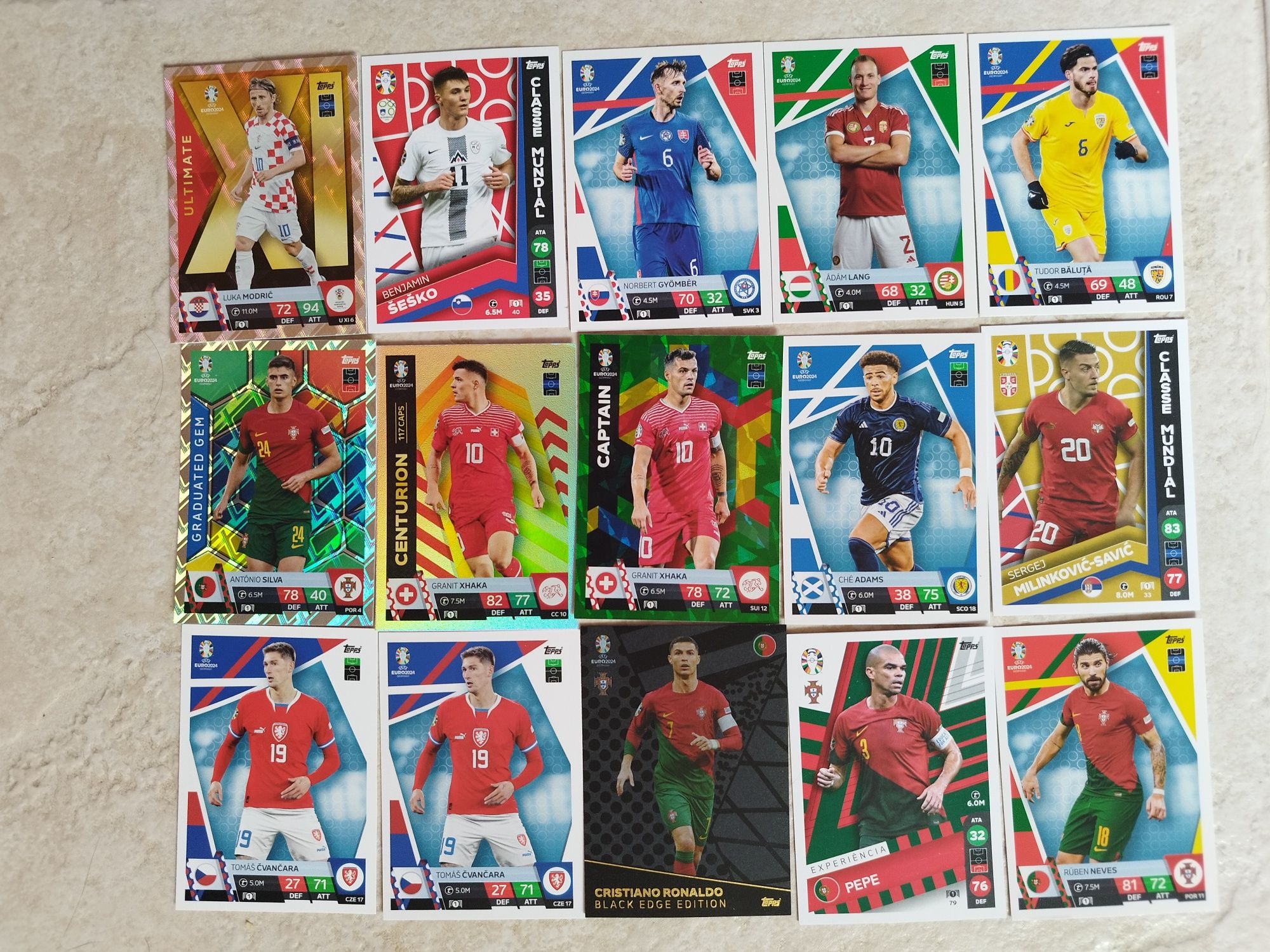 Cromos Match attax euro 2024