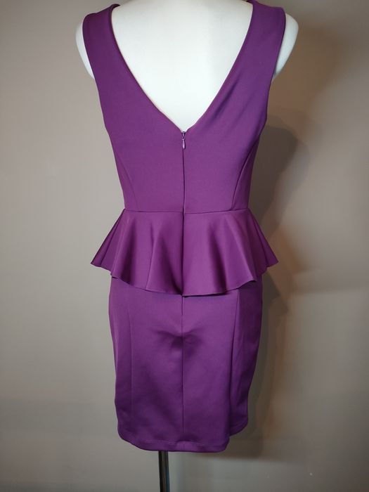 Sukienka baskinka fiolet 40 L
