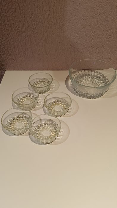 Salaterki krople rosy Ząbkowice PRL