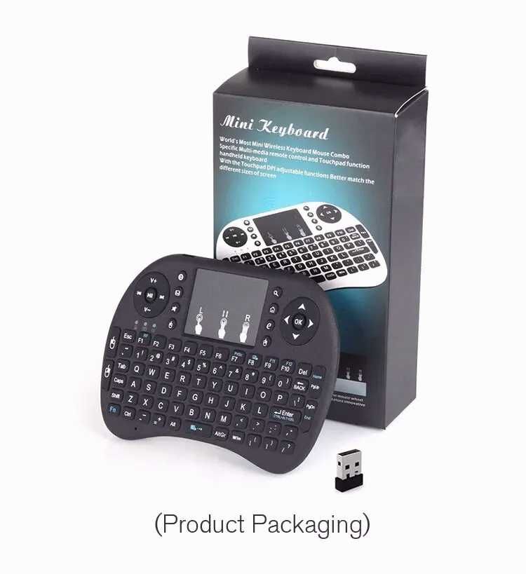 Мини клавиатура беспроводная Mini Keyboard i8 с тачпадом для тв боксов