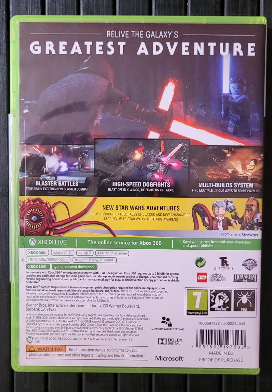 Lego Star Wars The Force Awakens XBOX 360 Nowa