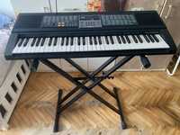 Keyboard Casio CTK-650 ze stojakiem i zasilaczem