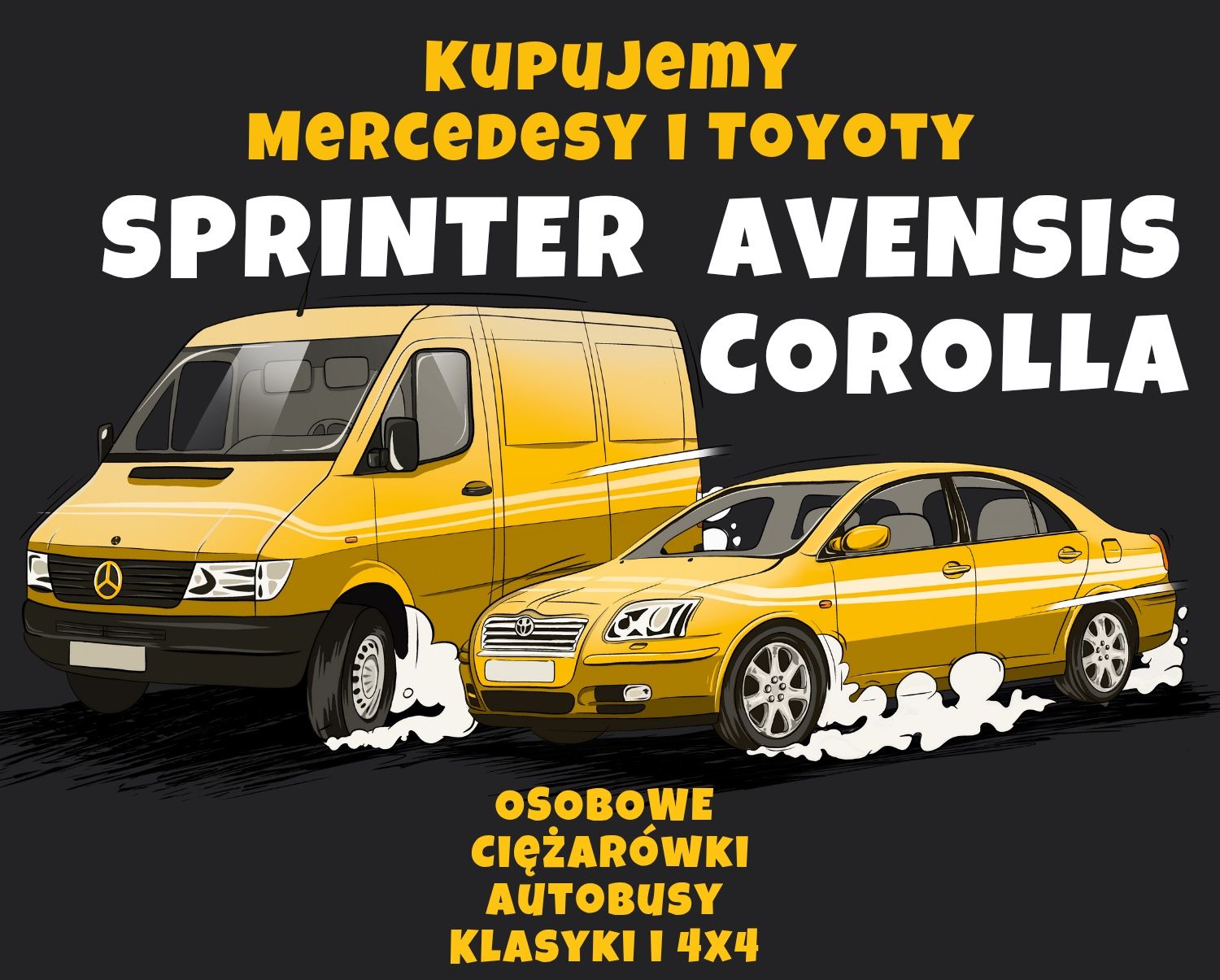 Skup Aut Mercedes Sprinter Toyota Avensis Corolla