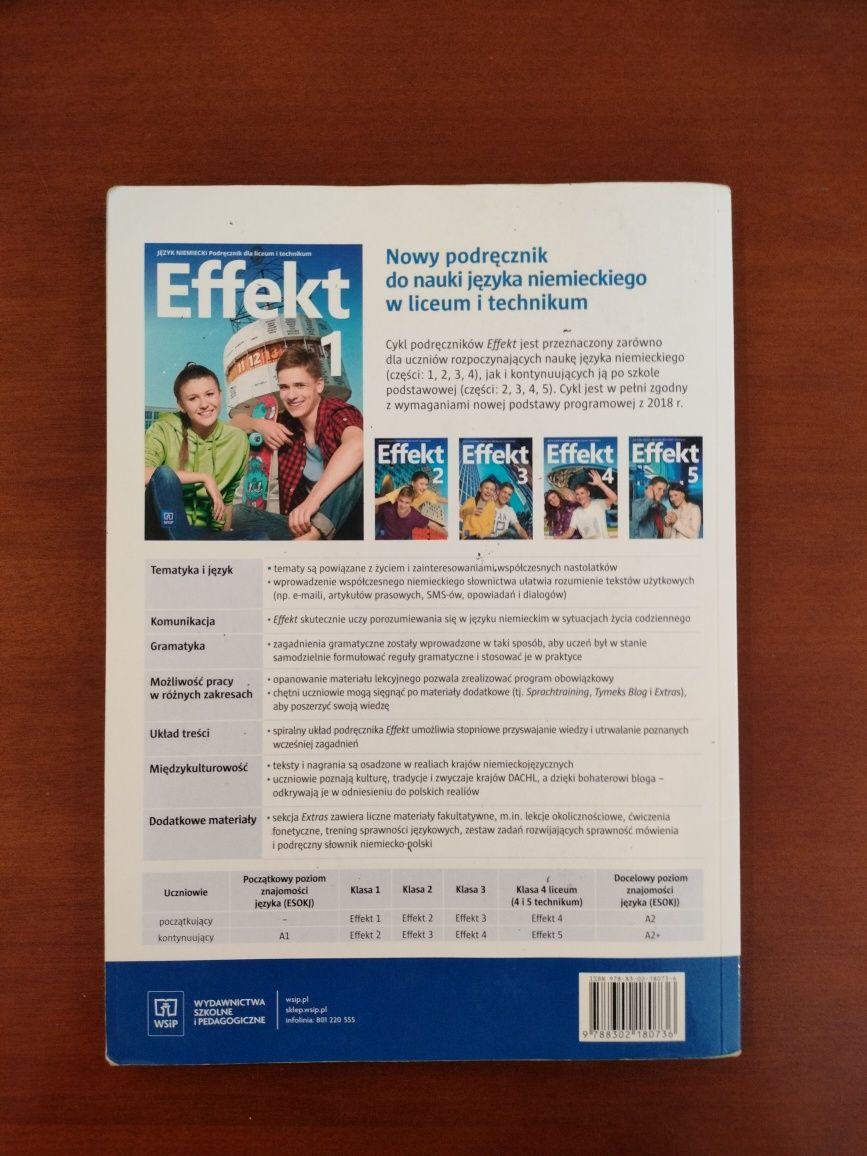 Język niemiecki klasa 1 liceum/technikum