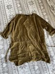 River island bluzka khaki odkryte ramiona sciagana w talii 40 m/l