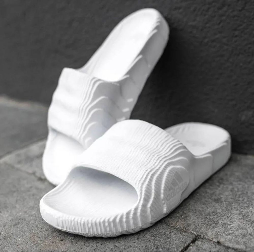slide adidas adilette white | сланци сланці сланцы тапочки