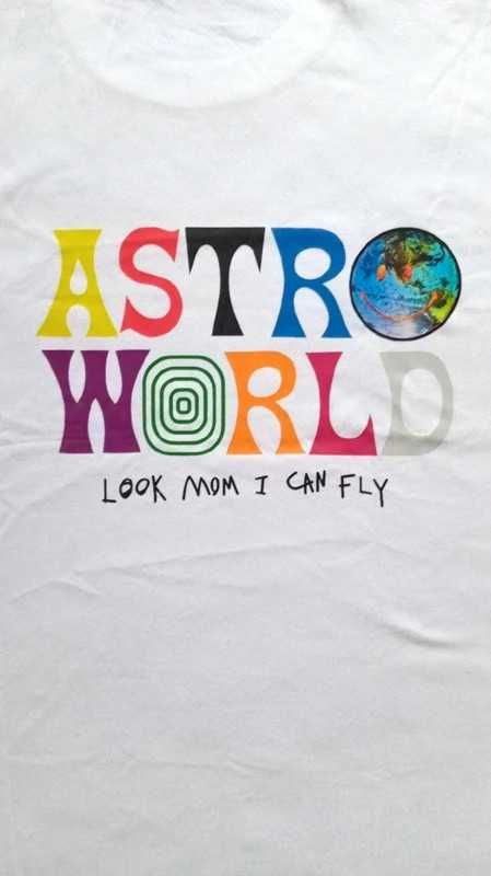 Travis Scott koszulka astro world drip y2k rap merch hiphop tshirt