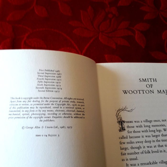 J R R Tolkien - Smith of Wootton Major e Adventures Tom Bombadil ENG