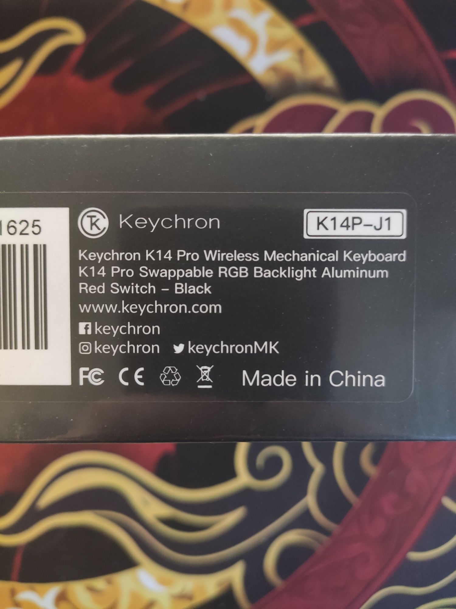 Клавіатура Keychron K14 Pro RGB Aluminium