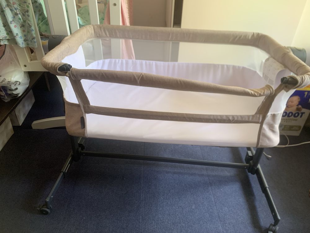 Baby bed next to me