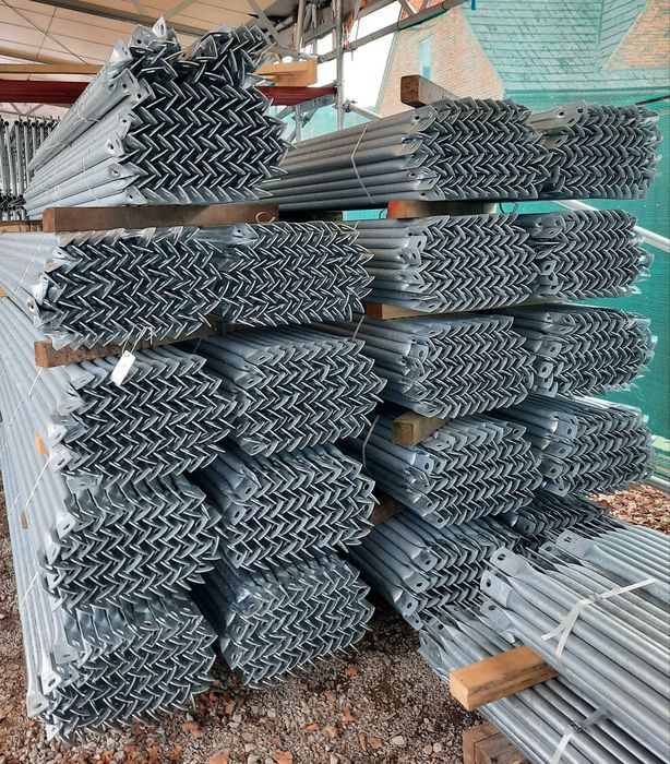 Rusztowanie 480m2 6x75m typ Plettac P70 nowe, podesty stalowe spawane!