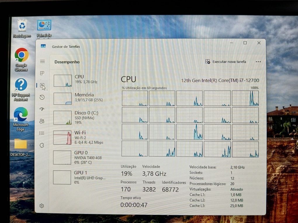 Worksation HP Z2 G9 Mini - Intel i7 12Th Gen