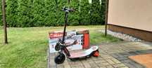 Nowa elektryczna hulajnoga  pompowane koła E100 Power Core Red Alu