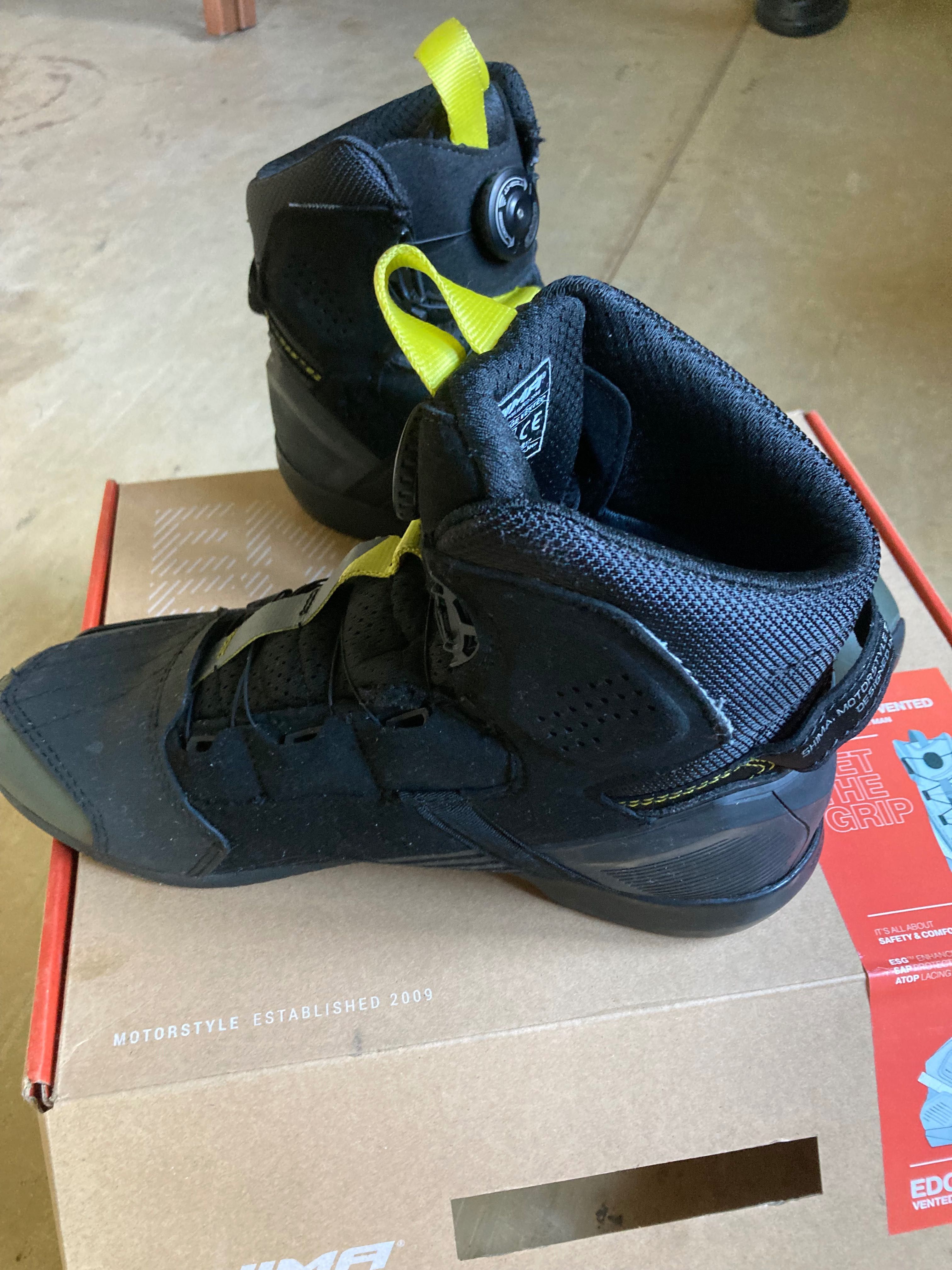 Buty motocyklowe krótkie Shima Edge Vent Men khaki zielony