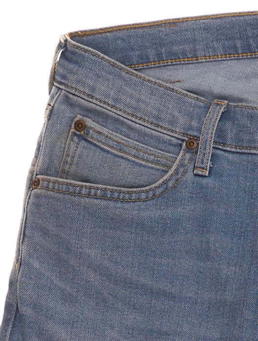 Spodnie Lee Luke Slim Tapered W30 L32 Męskie Light Blue Zip Fly