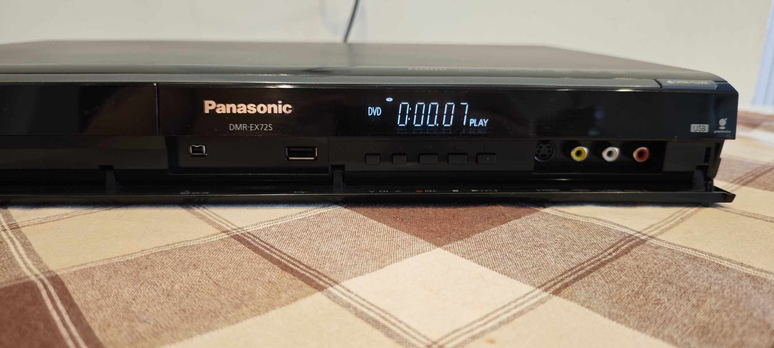 Nagrywarka DVD z HDD160GB Panasonic DMR-EX72S tuner satelitarny