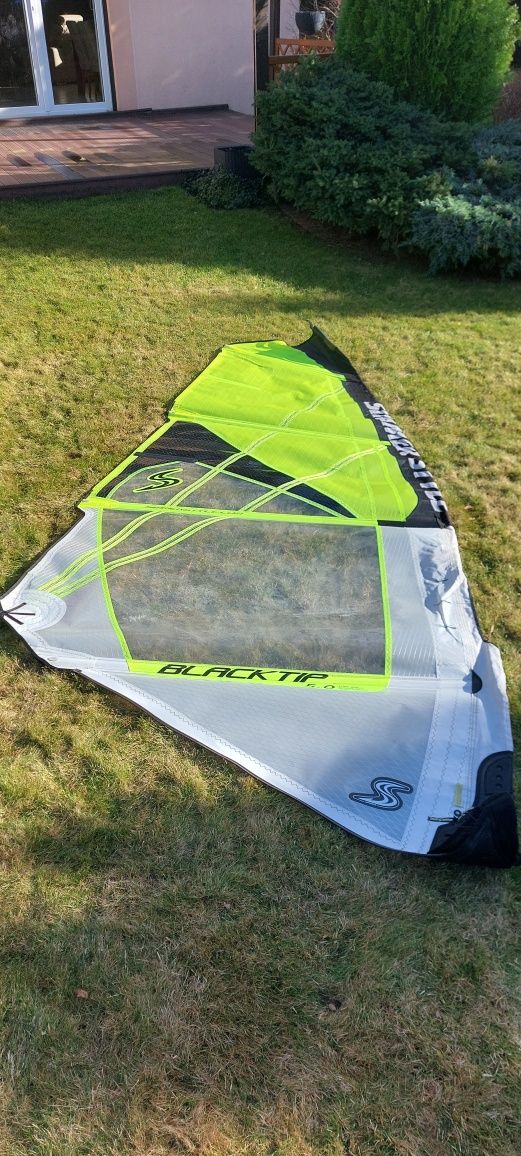 Żagiel windsurfingowy Simmer Style Black Tip 5.0